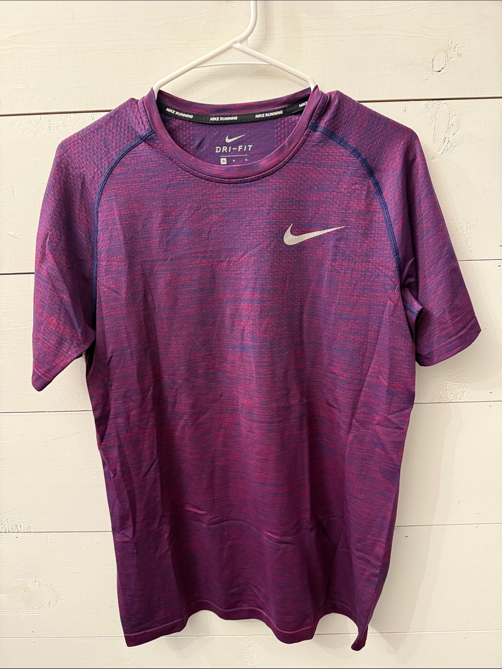 Nike Purple Heather Short Sleeve Dri-FIT Tee